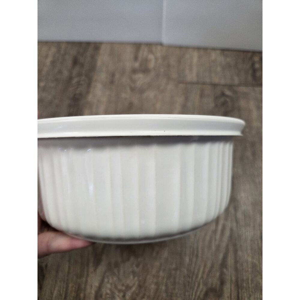 Corningware French White Ovenware Bowl Lid Set Lot F16B + 1.4L Vintage - Picture 7 of 8